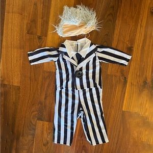 NEW Beetlejuice baby Halloween costume sz 6-9 months